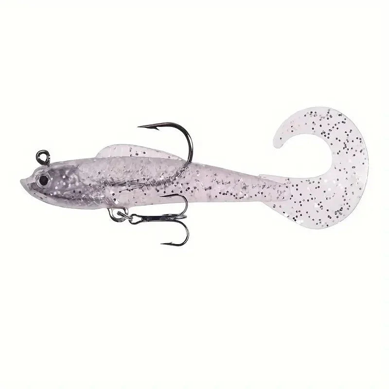 Iscas Artificiais Shad Silicone - Ultra Realistas e Eficientes | 6 Unidades