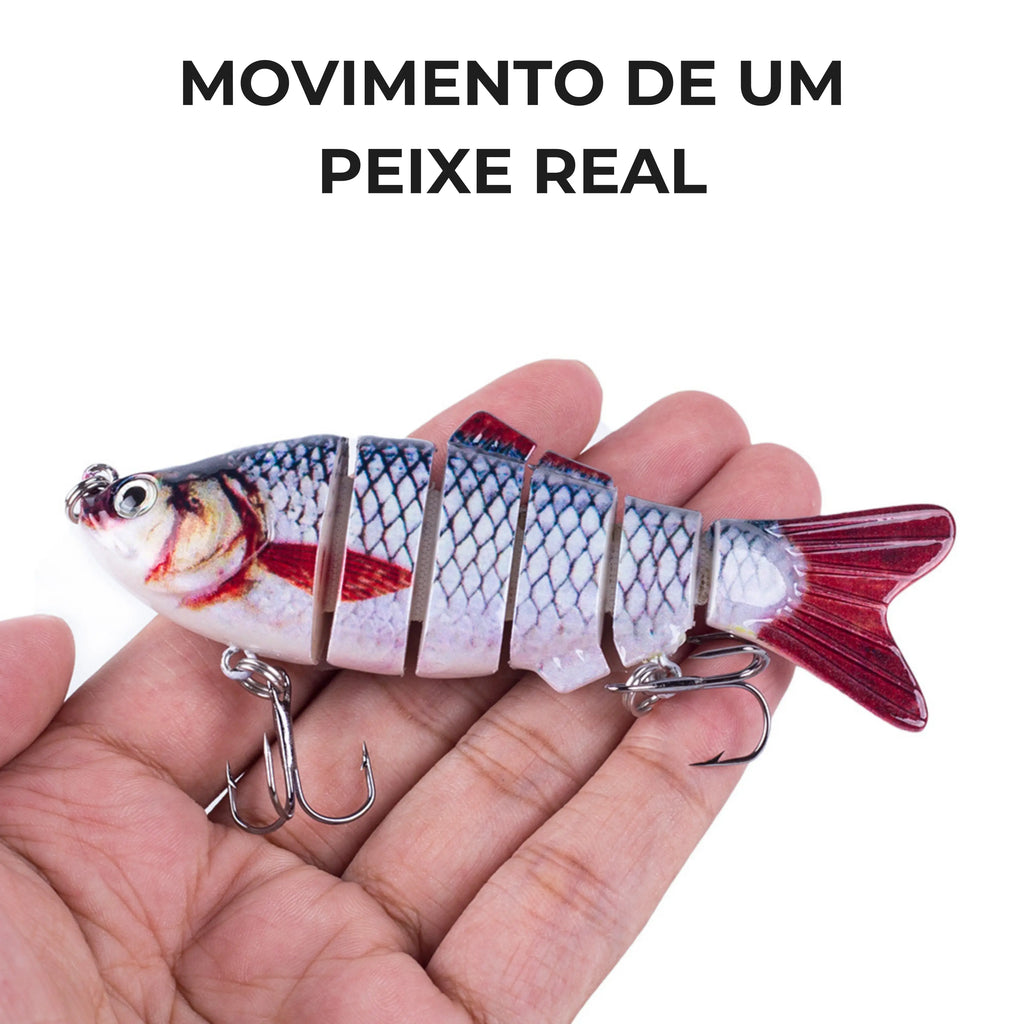 Kit de Lambari Articulado | 6 Peças + Caixa | Pescando Online