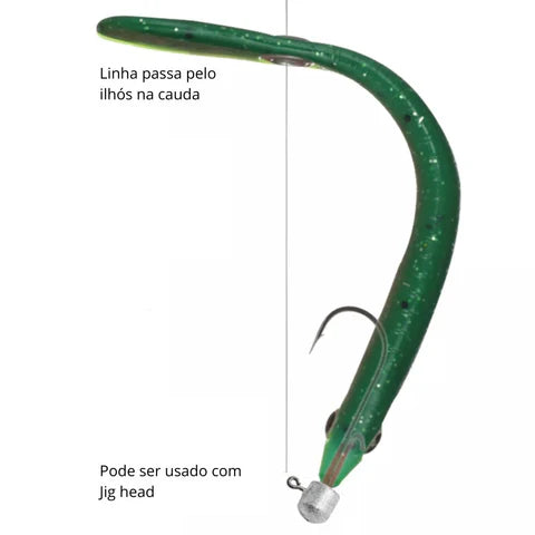 Iscas Soft Loach | Resistência e Flexibilidade | 10 Unidades