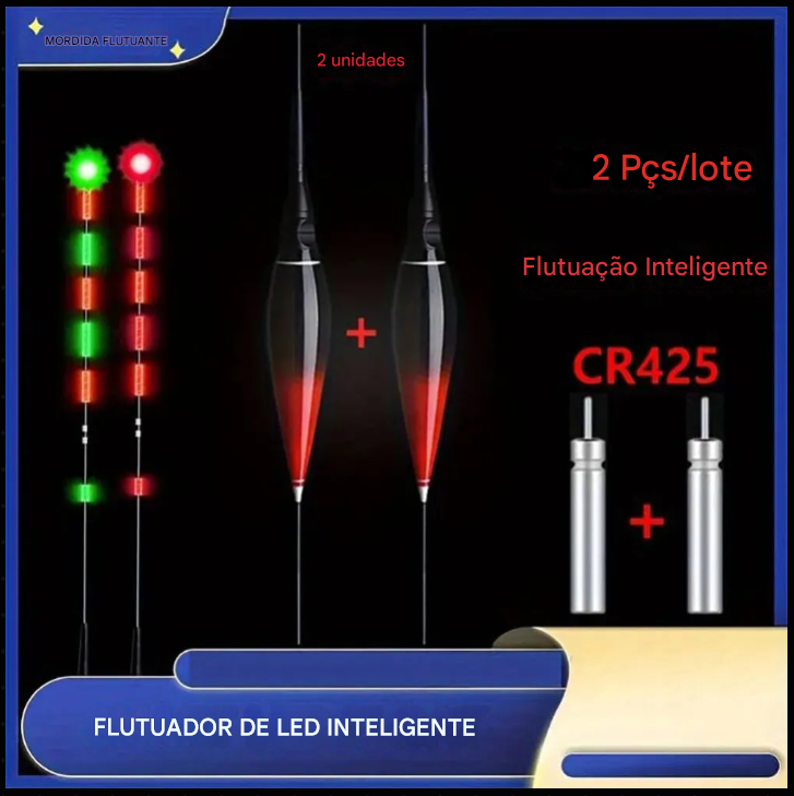 Boia de Pesca Inteligente com Iluminação Noturna