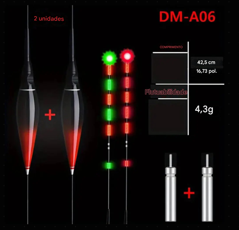 Boia de Pesca Inteligente com Iluminação Noturna
