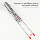 Suporte automático para vara de pescar em aço inoxidável com mola ajustável