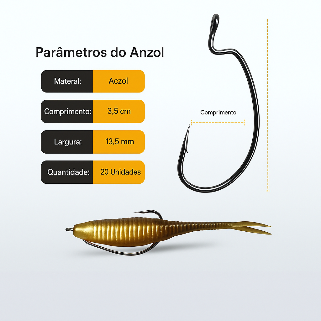 Kit de Iscas Soft 61 Peças + Caixa Brinde – Iscas Artificiais Realistas para Pesca