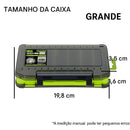 Caixa Organizadora Dupla Face com 14 Divisórias | Samolla + Alicate de Brinde