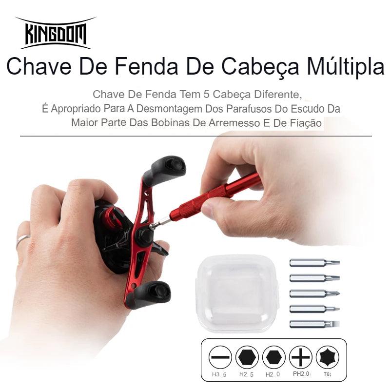 Kit de Manutenção Para Carretilha Pescando Online | Kingdom - Pescando Online