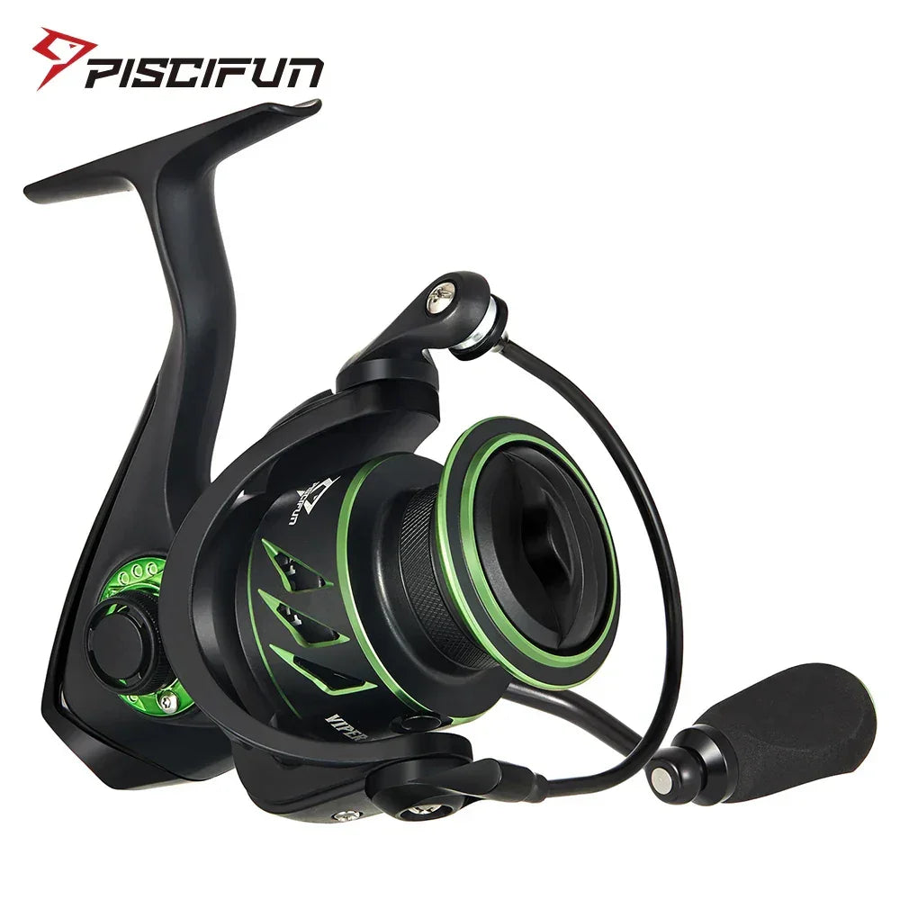 Molinete Piscifun Viper X | 15kg Drag | 11 Rolamentos | Alta Velocidade e Super Leve
