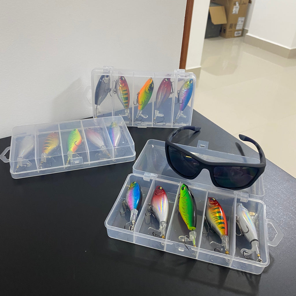 Isca Articial Flutuante com Hélice | Lancamento longo |  5 unidades - Pescando Online