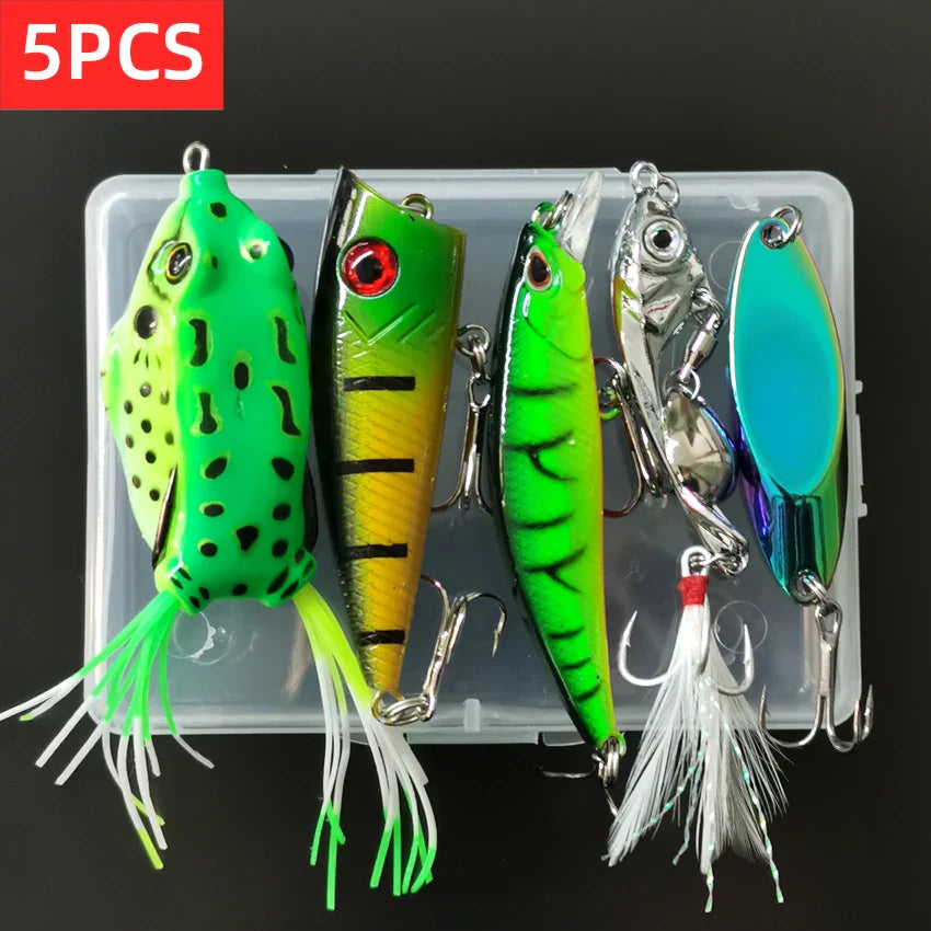 Iscas Variavéis Premium + Caixa Organizadora - 5 Unidades