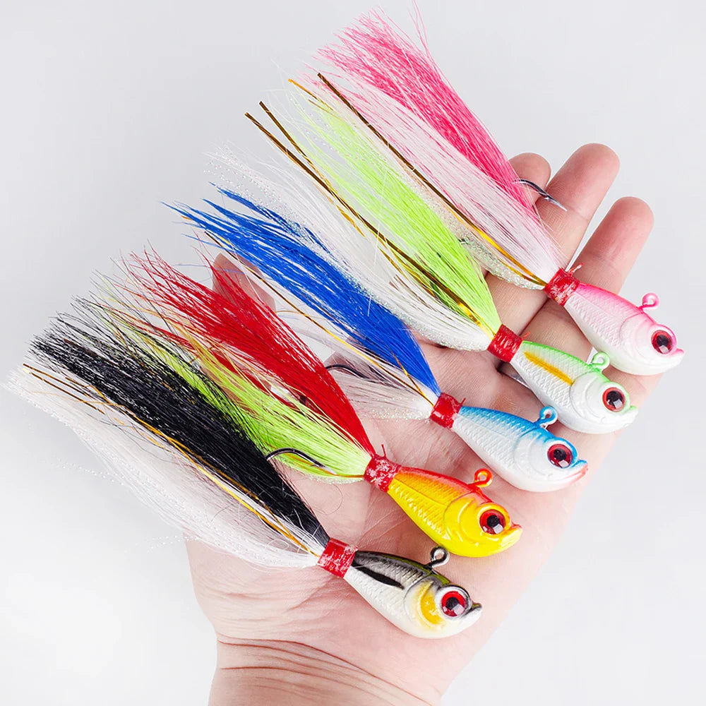 Kit Iscas Jig Iscas | Movimento Suave e Realista | 5 Unidades