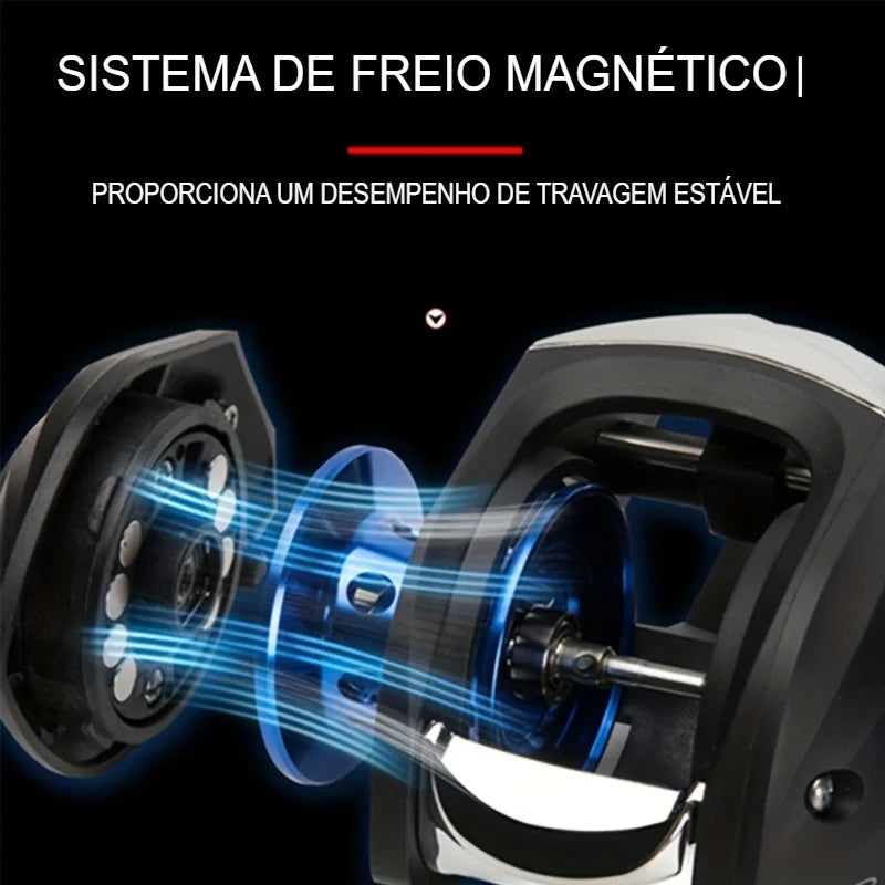 Carretilha Pescando Online AK Series | Billings | 7.2:1 - 18LB Max Drag - Pescando Online