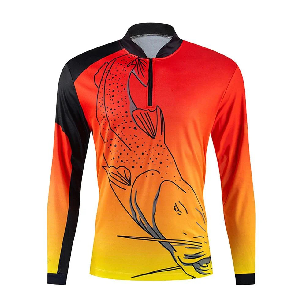 Camisa de Pesca ABUGARCIA Pescando Online | Premium Proteção Solar Uv 500  - Pescando Online