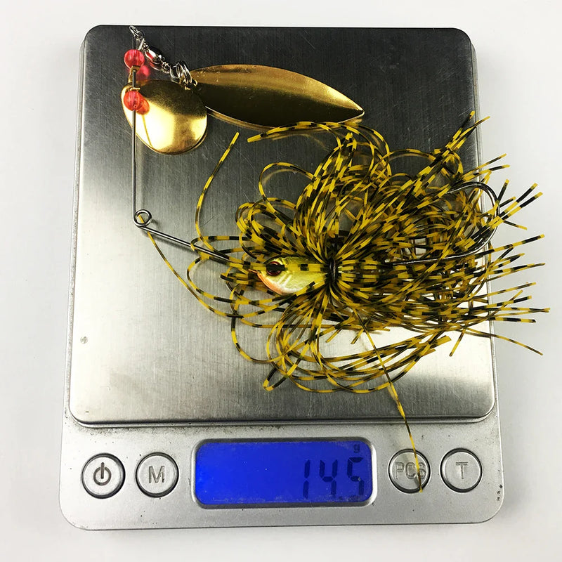 Kit Iscas Spinner | Longo Arremesso e Brilho Intenso | 8 Unidades