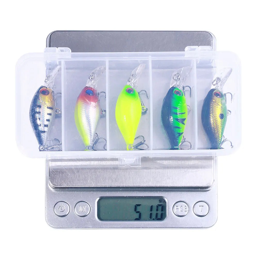 Iscas Crankbait Pescando Online | Hengjia | 5 Unidades - Pescando Online