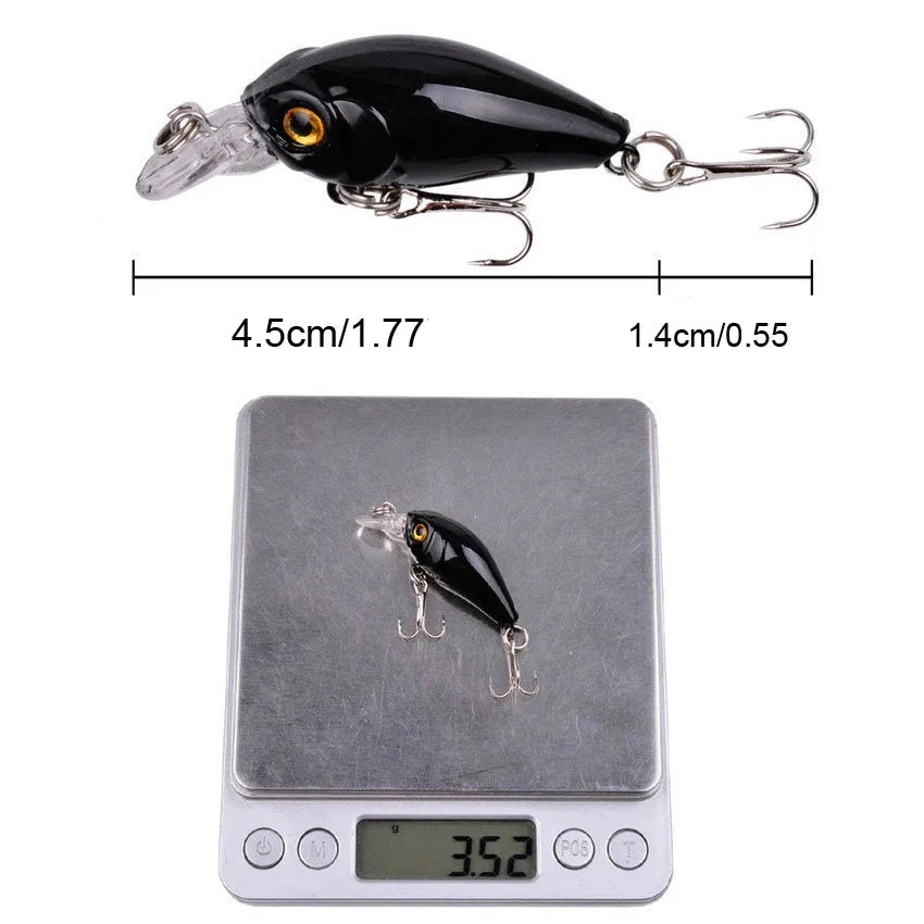Iscas Crankbait Pescando Online | Kit Com 8 Unidades | Meia Água e Profundidade - Pescando Online