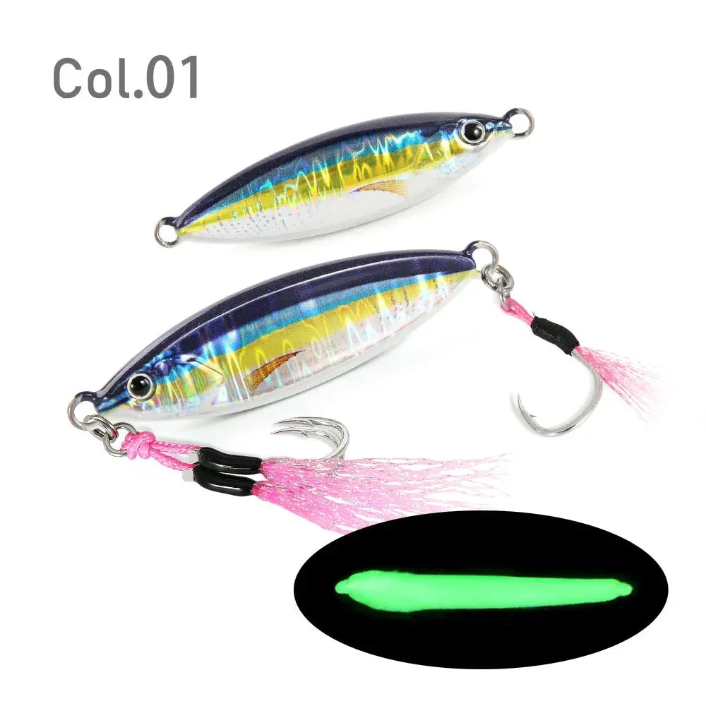 Isca Artificial Tuna | Brilho Noturno | Fundo | 1 Unidade