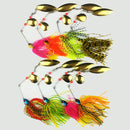 Kit Iscas Spinner | Longo Arremesso e Brilho Intenso | 8 Unidades