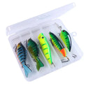 Kit Iscas Artificiais Completo + Caixa Organizadora  | 5 Unidades