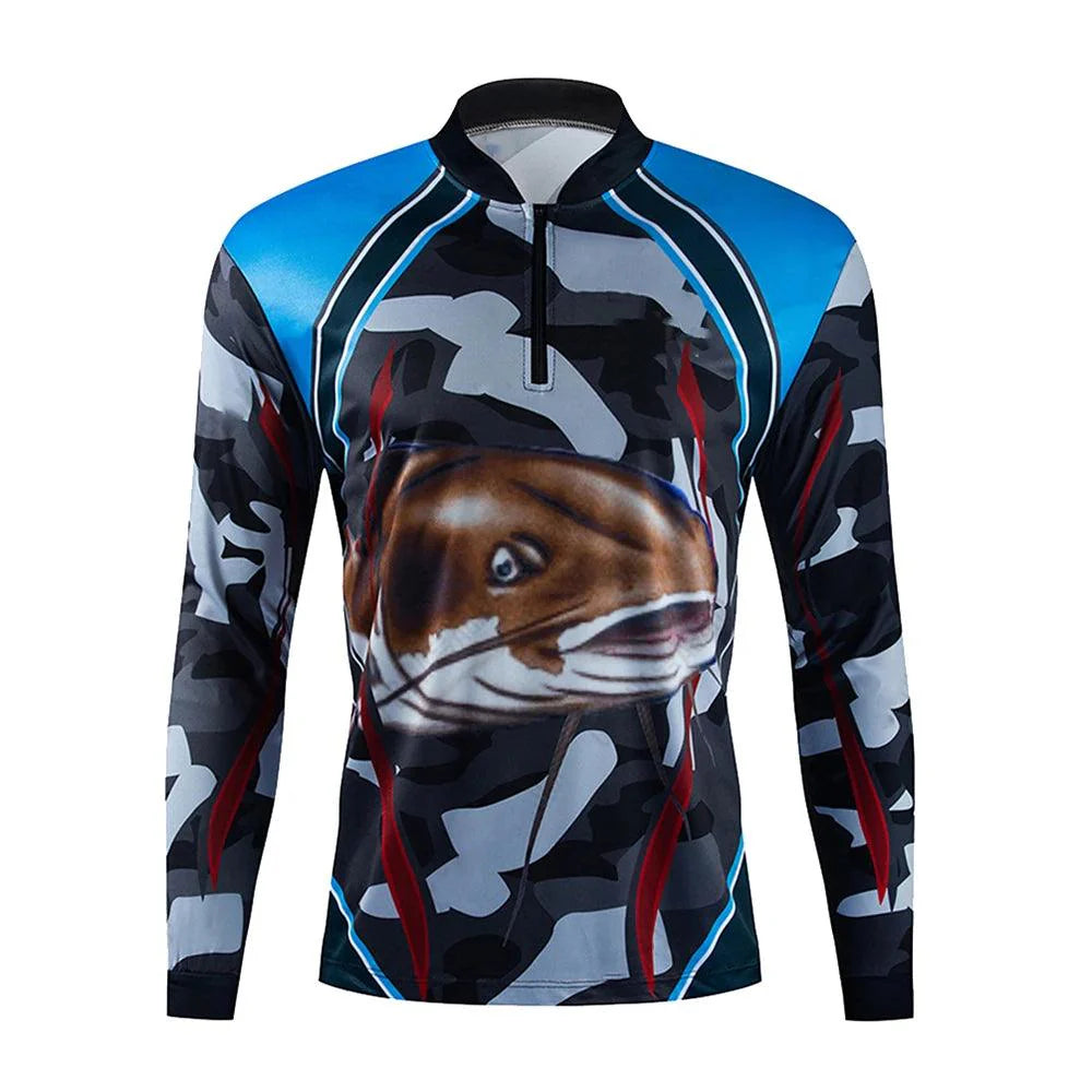 Camisa de Pesca ABUGARCIA Pescando Online | Premium Proteção Solar Uv 500  - Pescando Online