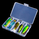 Kit Iscas Artificiais Completo + Caixa Organizadora  | 5 Unidades