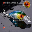 Iscas Crankbait Pescando Online | Kit Com 8 Unidades | Meia Água e Profundidade - Pescando Online