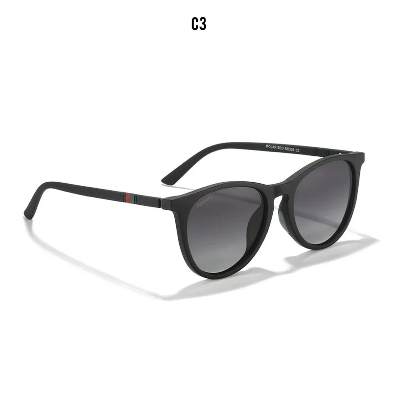 Óculos de Sol Feminino Polarizado Pescando Online | KDEAM Oversized Redondo - Pescando Online