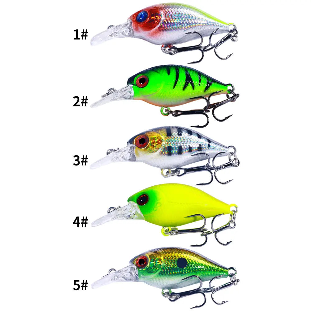 Iscas Crankbait Pescando Online | Hengjia | 5 Unidades - Pescando Online