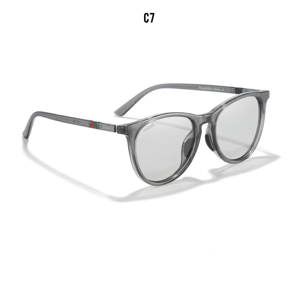 Óculos de Sol Feminino Polarizado Pescando Online | KDEAM Oversized Redondo - Pescando Online