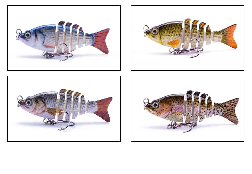 Isca Articulada Mini | Fisgada Garantida| 5 Unidades | Brinde Exclusivo