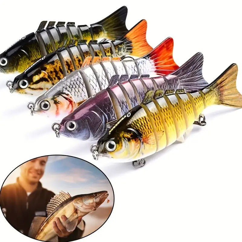 Kit de Lambari Articulado | 6 Peças + Caixa | Pescando Online