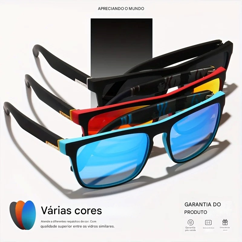 Óculos de Sol Polarizados - Estilo e Proteção UV400 - Leve 3 Pague 2